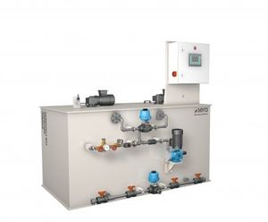 Preparation and dosing units for polymers