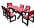 Birchcliffe Garden Table and Chairs - recycled plastic outdoor dining set 9