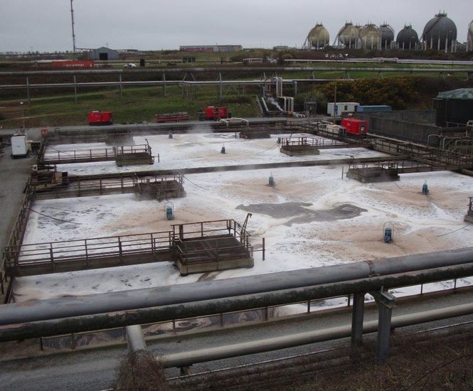 Aerators reduce high COD loadings at effluent plant
