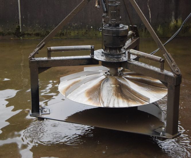 New submersible mixers save energy at Rochdale WwTW
