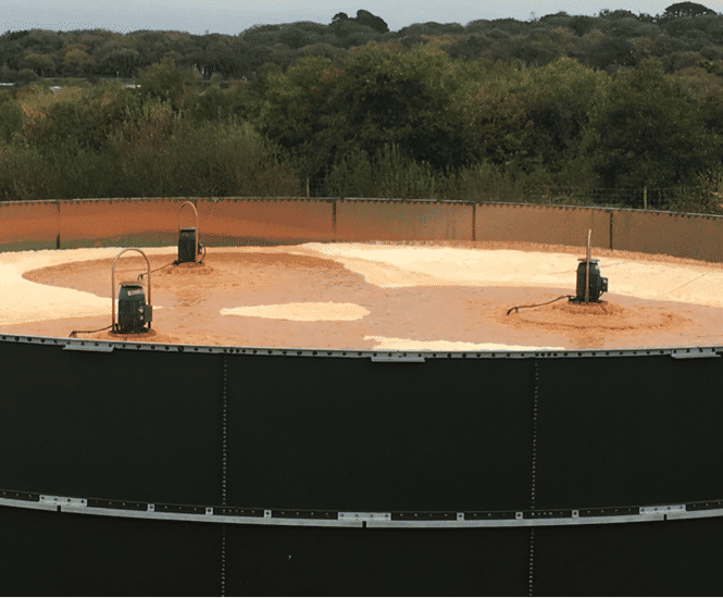 Aquaturbo aerators for Cornish creamery WWT tank