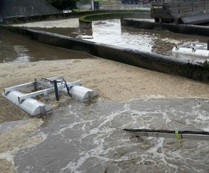 Floating mixers for Scottish Water's Bonnybridge STW