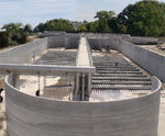 Removable skid for fine bubble air diffusers