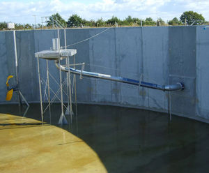 Aquaturbo® AQUADECANT AD - floating decanter for discharging clean water