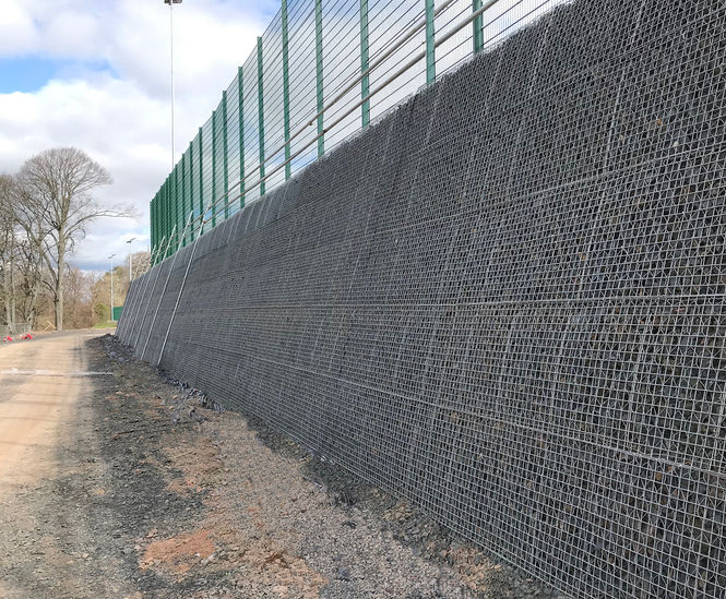 Mineral Terramesh® soil reinforcement system