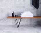 Carrara honed marble tiles