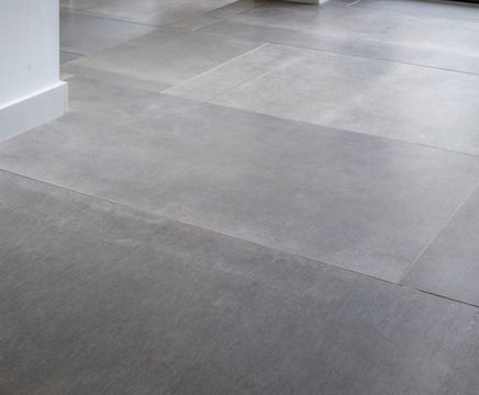 Hessian Grigio porcelain tiles
