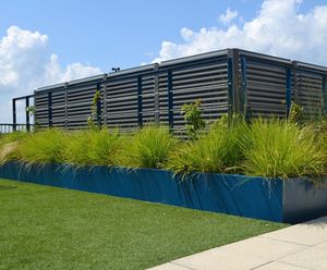 Stratum aluminium planter walling
