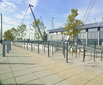 Tactile Hazard Warning Paving Flags - concrete corduroy paving slabs