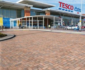 Keyblok Vintage - pre weathered concrete block paving