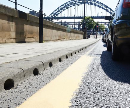 Beany Block - combined kerb and drainage system