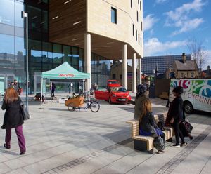Conservation X Skimmed - textured concrete paving
