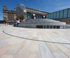 Drexus Slot Drain – subtle linear slot drain for stone paving