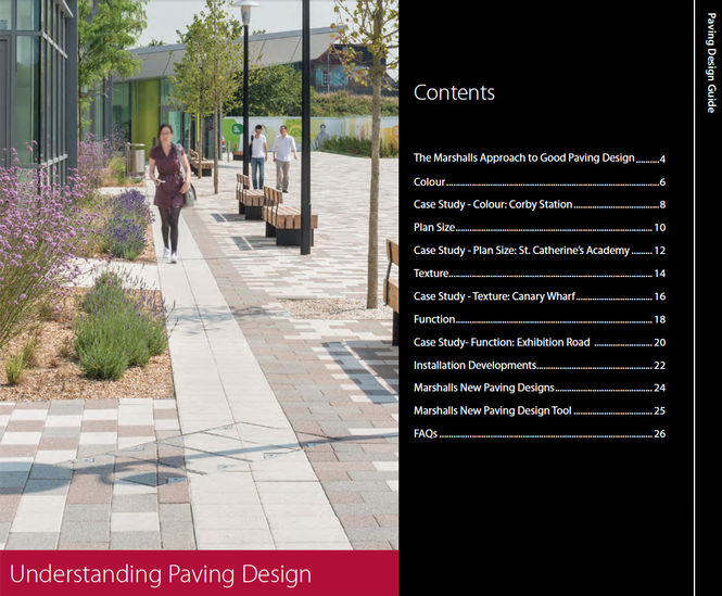 New Paving Design brochure from Marshalls | Marshalls