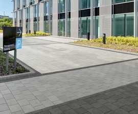 Modal Paving - smooth concrete flag paving