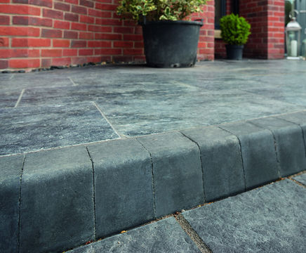 Keykerb - small element concrete kerb system