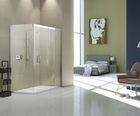 EauZone Plus sliding door with side panel- corner EPSC
