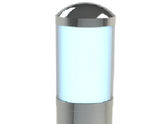 ASF SSL2 dome top stainless steel illuminated bollard