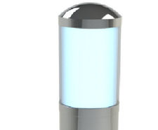 ASF SSL2 dome top stainless steel illuminated bollard