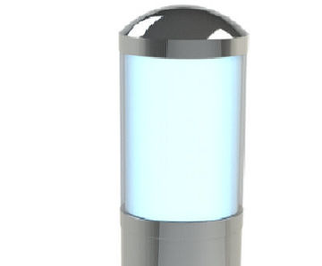 ASF SSL2 dome top stainless steel illuminated bollard