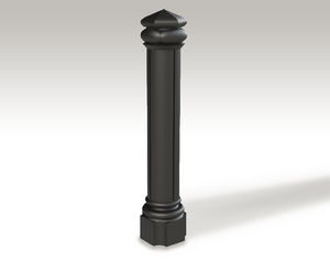 ASF 117 recycled cast iron bollard