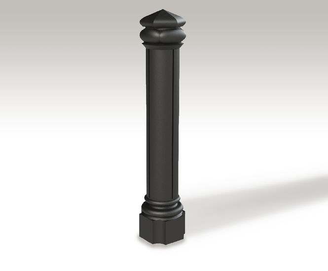 ASF 117 recycled cast iron bollard