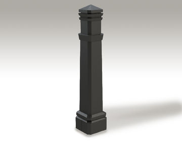 ASF 119 recycled cast iron bollard