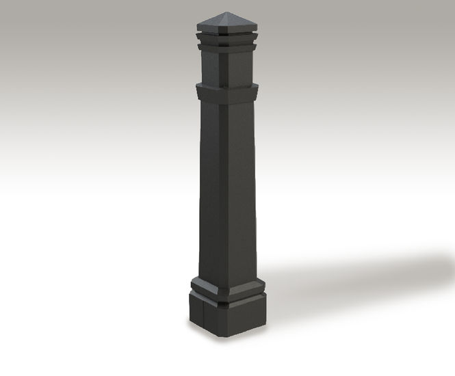 ASF 119 recycled cast iron bollard