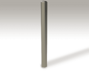 ASF 5007-150 316 stainless steel bollard