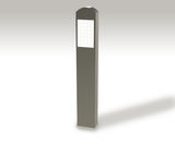 ASF 5003 rectangular stainless steel bollard - on this page