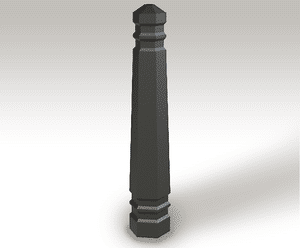 ASF 126 recycled cast iron bollard