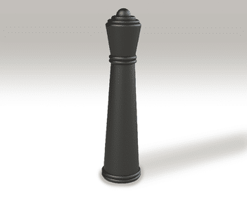 ASF 123 recycled cast iron bollard