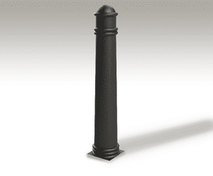 ASF 120 recycled cast iron bollard