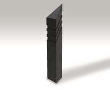 ASF 116 recycled cast iron bollard