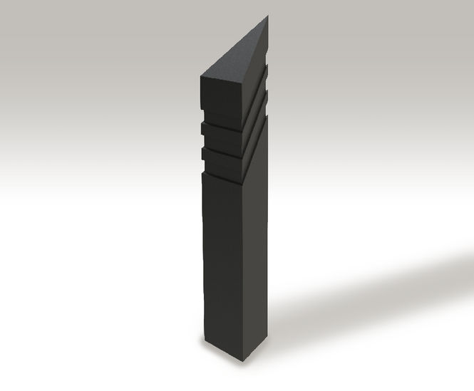 ASF 116 recycled cast iron bollard
