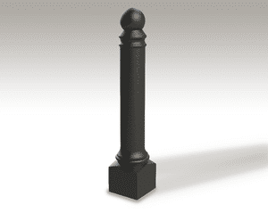 ASF 121 recycled cast iron bollard