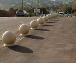 ASF 127 recycled cast iron spherical bollard