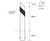 ASF 5009 stainless steel bollard with visibility swirl 2
