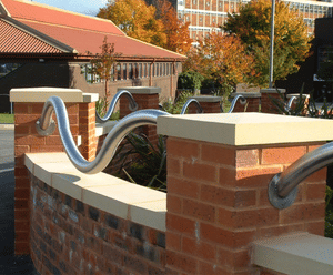 Retrofit of bespoke eccentric stainless steel rails