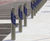 ASF 5009 bollards with laser profiled signs, Salford 1
