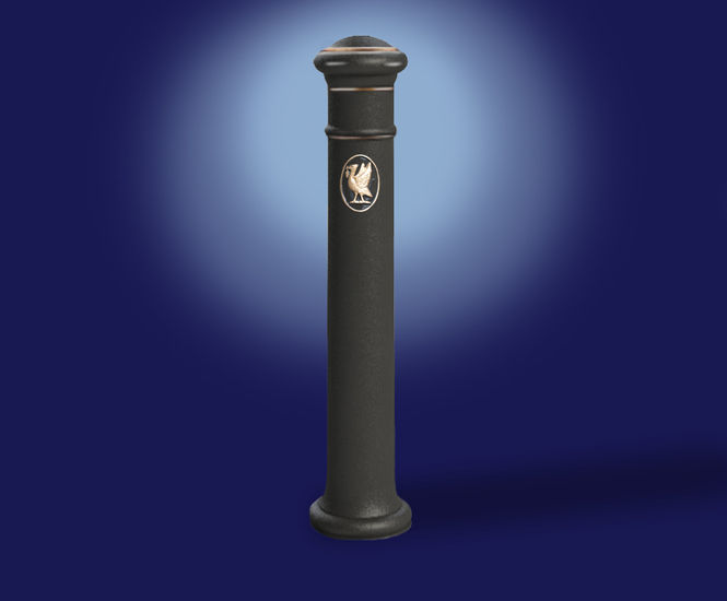 ASF 102  cast iron bollard, Liverpool city centre