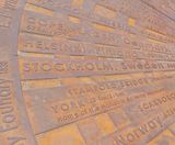 ASF bespoke cast iron ground compass - Leeds - on this page