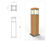 Cirrus 45 illuminated bollard 2
