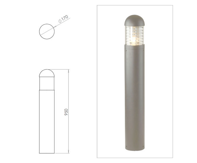 Dura illuminated bollard