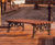 ASF 501 traditional cast iron and timber double bench 0