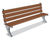 ASF 550 traditional cast iron and timber bench 0