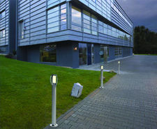 Alpha II aluminium illuminated bollard