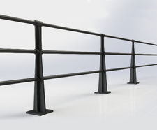 ASF Albany cast iron 3-rail post