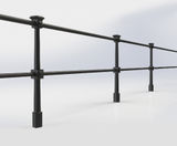 ASF Berkeley recycled cast iron 2-rail post - on this page