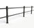 ASF Blenheim 2-rail recycled cast iron post 0